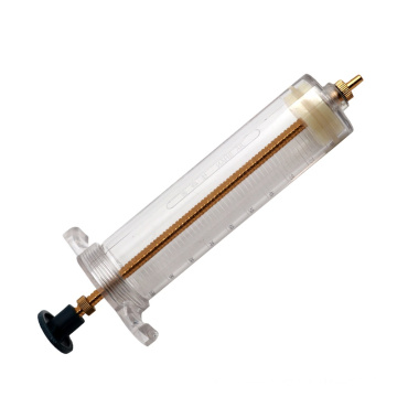 Veterinary 100ml Plastic Steel Animal Vaccination Injection Syringe Large Capacity Cattle Sheep Injector with Needles